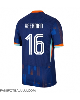 Țările de Jos Joey Veerman #16 Tricou Fotbal Replică European 2024 Barbati Deplasare